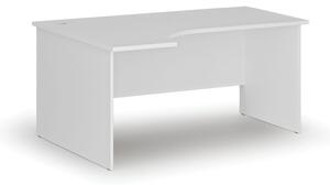 Kancelářský rohový pracovní stůl PRIMO WHITE, 1600 x 1200 mm, levý, bílá
