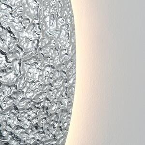 Nástěnné svítidlo LED Meteor, Ø 120 cm, stříbrná