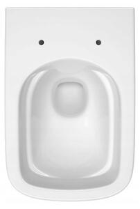 Cersanit Larga Square CleanOn, závěsná wc mísa bez sedátka, bílá, K120-004