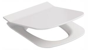Cersanit Metropolitan, toaletní sedátko z duroplastu s pomalým zavíráním, bílá, OK581-009-BOX