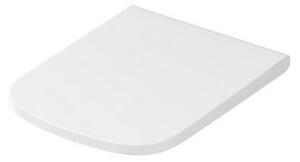 Cersanit Larga Square, antibakteriální Slim sedátko z duroplastu, bílá, K98-0231