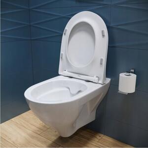 Cersanit Mille CleanOn, závěsná wc mísa bez sedátka, bílá, K675-008