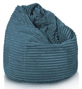 Sedací vak Primabag Mega Sako Velvet modrá