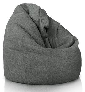 Sedací vak Primabag Mega Sako Bounce tmavě šedá
