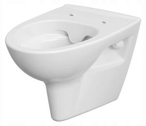 Cersanit Parva CleanOn, závěsná wc mísa s antibakteriálním sedátkem z duroplastu, bílá, K701-015