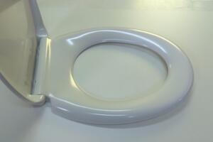 Cersanit President, antibakteriální toaletní sedátko z duroplastu s pomalým zavíráním, bílá, K98-0074