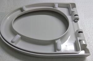 Cersanit Parva, antibakteriální toaletní sedátko z duroplastu s pomalým dopadem, bílá, K98-0122