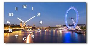 Skleněné hodiny na stěnu Londýn Eye Londýn pl_zsp_60x30_f_53327501