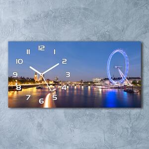 Skleněné hodiny na stěnu Londýn Eye Londýn pl_zsp_60x30_f_53327501