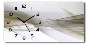 Moderní skleněné hodiny na stěnu Abstrakce pl_zsp_60x30_f_55145054