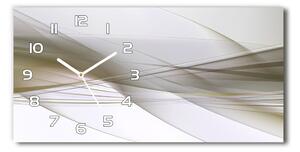 Moderní skleněné hodiny na stěnu Abstrakce pl_zsp_60x30_f_55145054