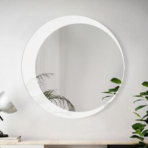 Zrcadlo Moony bílé 95 x 95 cm
