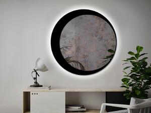 Gaudia Zrcadlo Moony Black LED Rozměr: 40 x 40 cm