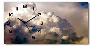 Skleněné hodiny na stěnu Mraky na nebi pl_zsp_60x30_f_59377790