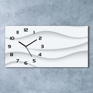 Skleněné hodiny na stěnu Abstrakce vlny pl_zsp_60x30_f_62114571