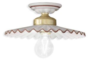 Ferroluce Stropní retro svítidlo L'AQUILA, ∅ 23 cm, 1xE27