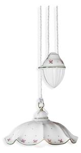 Ferroluce Závěsné svítidlo s kladkou BELLUNO, ∅ 39 cm, 1xE27