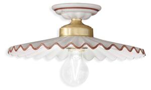 Ferroluce Stropní retro svítidlo L'AQUILA, ∅ 31 cm, 1xE27