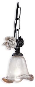 Ferroluce Závěsné retro svítidlo SIENA, ∅ 11 cm, 1xE14
