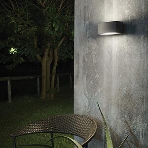 Ideal Lux 158822 venkovní nástěnné svítidlo Andromeda Grigio 1x60W|E27|IP55 - šedé