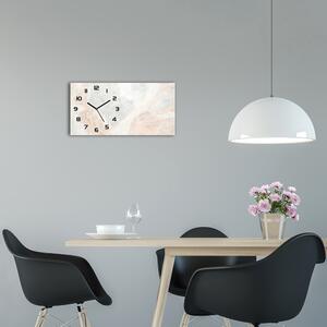 Moderní skleněné hodiny na stěnu Mramor pl_zsp_60x30_f_64380852