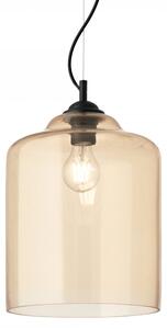 Ideal Lux 163789 závěsné stropní svítidlo Bistro Square Ambra 1x60W|E27 - jantarová