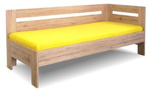 Zvýšená postel s bočnicí Erika, 90x200 cm - Pravá
