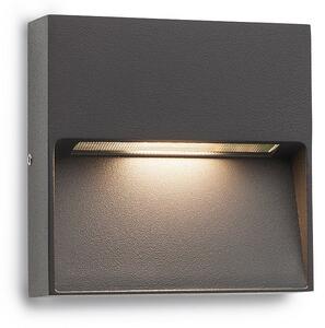 Redo 9151 LED venkovní nástěnné orientační svítidlo Even 1x3W | 160lm | 3000K | IP54 - tmavě šedá