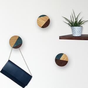 Věšák BUBLINY GEOMETRY DUB A 5 cm