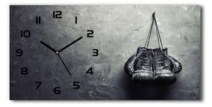 Skleněné hodiny na stěnu Boxerské rukavice pl_zsp_60x30_f_65131900