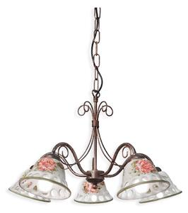 Ferroluce Závěsné svítidlo NAPOLI, ∅ 56 cm, 5xE14