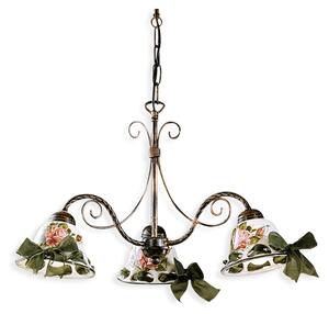 Ferroluce Závěsné svítidlo NAPOLI, ∅ 52 cm, 3xE14