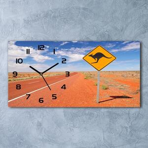 Skleněné hodiny na stěnu Cesta v Austrálii pl_zsp_60x30_f_65364006