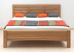 Zvýšená postel dvoulůžko z masivu Viola, masiv dub cink