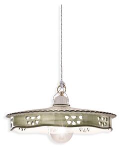 Ferroluce Závěsné vintage svítidlo ALESSANDRIA, ∅ 33 cm, 1xE27