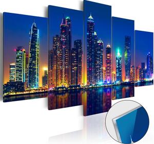 Obraz noci v Dubaji na akrylátovém skle - Nights in Dubai