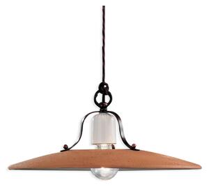 Ferroluce Závěsné vintage svítidlo BOLOGNA, ∅ 40 cm, 1xE27