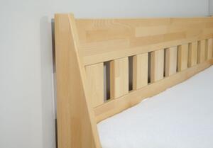 Dřevěná rozkládací postel ARLETA TWIN - lavice, masiv buk, 90-160x200cm
