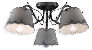 Ferroluce Stropní vintage svítidlo RAVENNA, ∅ 56 cm, 3xE14
