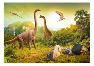 Fototapeta svět dinosaurů - Dinosaurs - 100x70