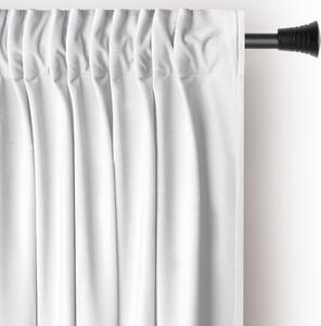 Bílý sametový dimout závěs 140x245 cm Pleat – Restilo