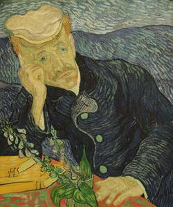 Vincent van Gogh - Obrazová reprodukce Portrait of Dr Paul Gachet, (35 x 40 cm)