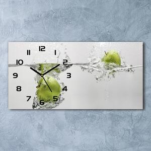 Skleněné hodiny na stěnu Jablko pod vodou pl_zsp_60x30_f_67341164