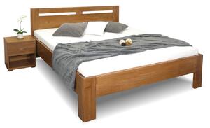 Zvýšená postel dvoulůžko HERKULES, masiv buk, 180x210