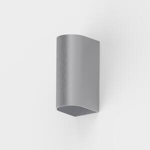 ACB Iluminacion Venkovní nástěnné LED svítidlo GLOWI, 2x5,5W, CRI90, CCT switch 2700-3000K, IP65 Barva: Hliník