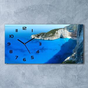 Skleněné hodiny na stěnu Zakynthos Řecko pl_zsp_60x30_f_67956175