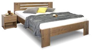 Zvýšená postel z masivu ROSA, masiv smrk, 160x210
