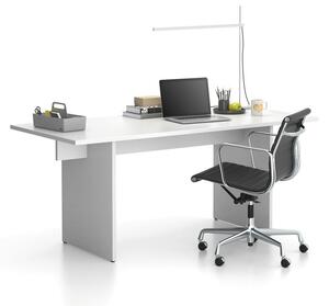 Stůl single SOLID, 1800 x 800 x 743 mm, bílá