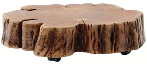 Dřevěný konferenční stolek Kave Home Essi 85 x 95 cm