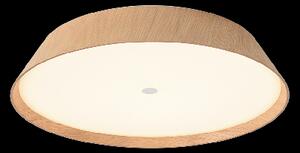 ACB Iluminacion Stropní LED svítidlo CORA, 38W, ø 42,5 cm, CRI90, CCT switch 2700-3000K Barva: Ořechové dřevo-černá, Stmívání a řízení: ON/OFF